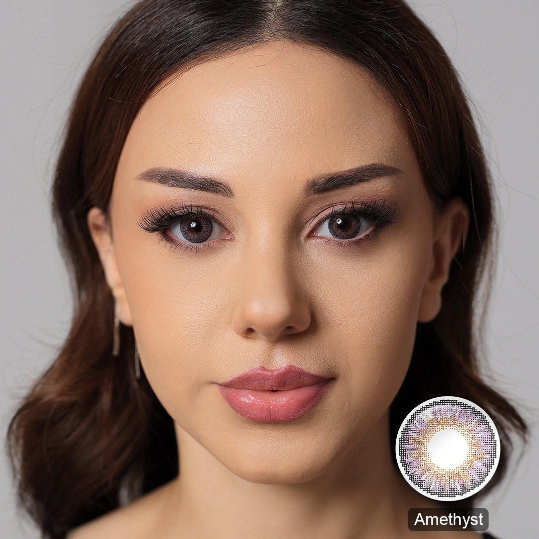 Amethyst 3-Tone Colored Contact Lenses (Yearly)