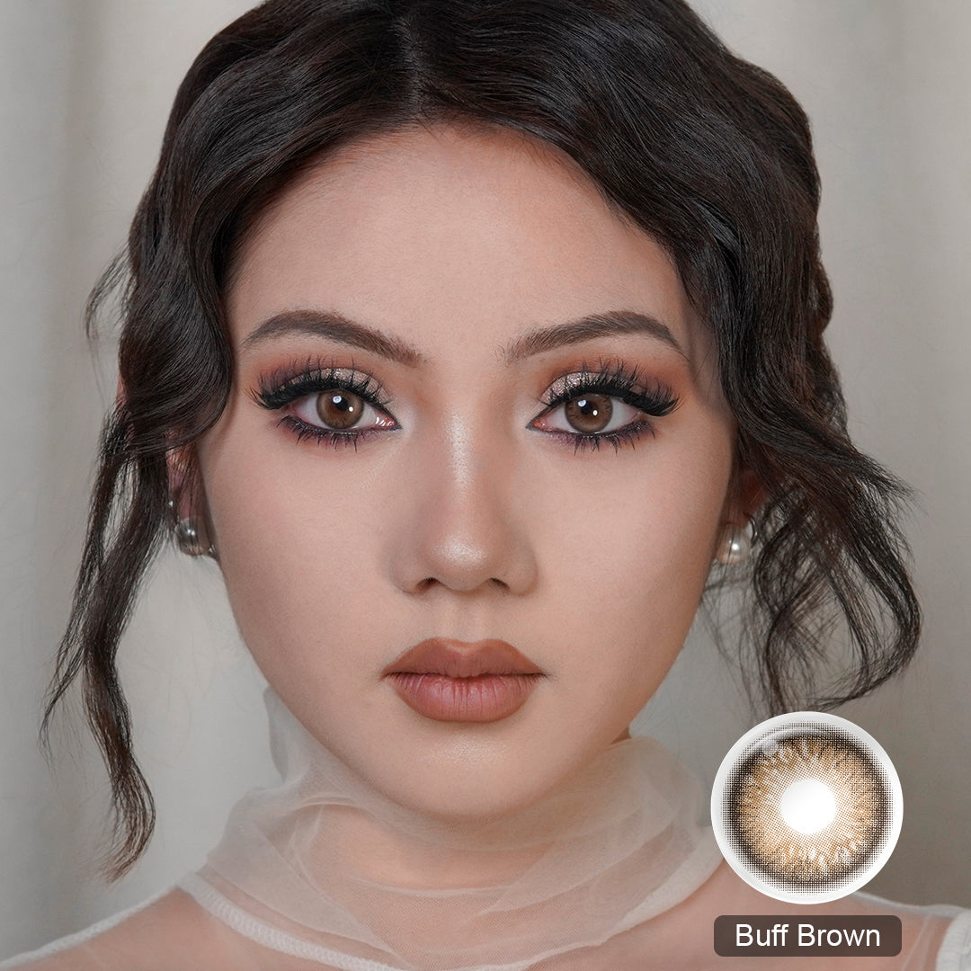 Buff Brown BLUSH GIRL Colored Contact Lenses (6 Months)