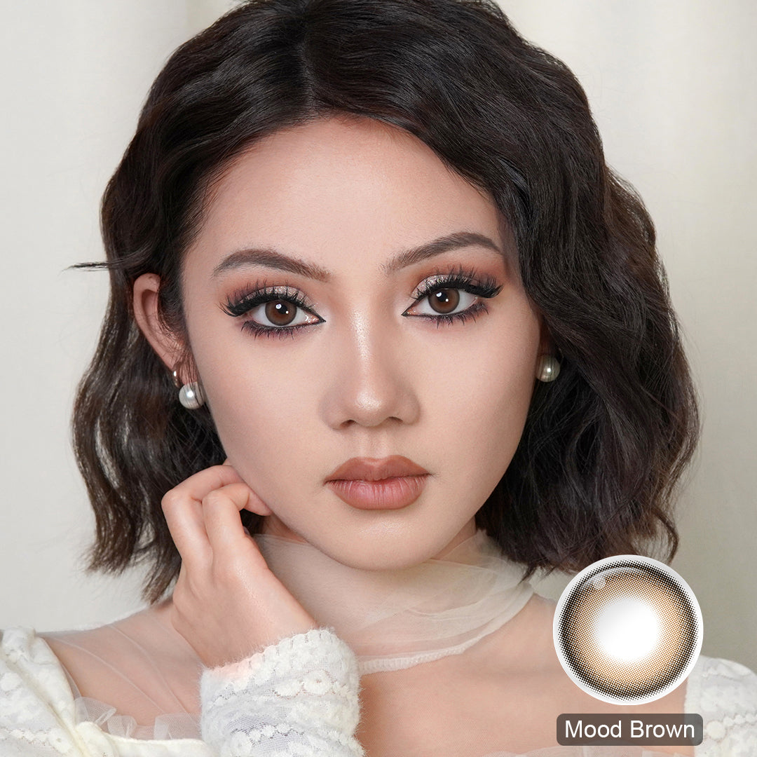 Mood Brown MOOD NIGHT Colored Contact Lenses (6 Months)